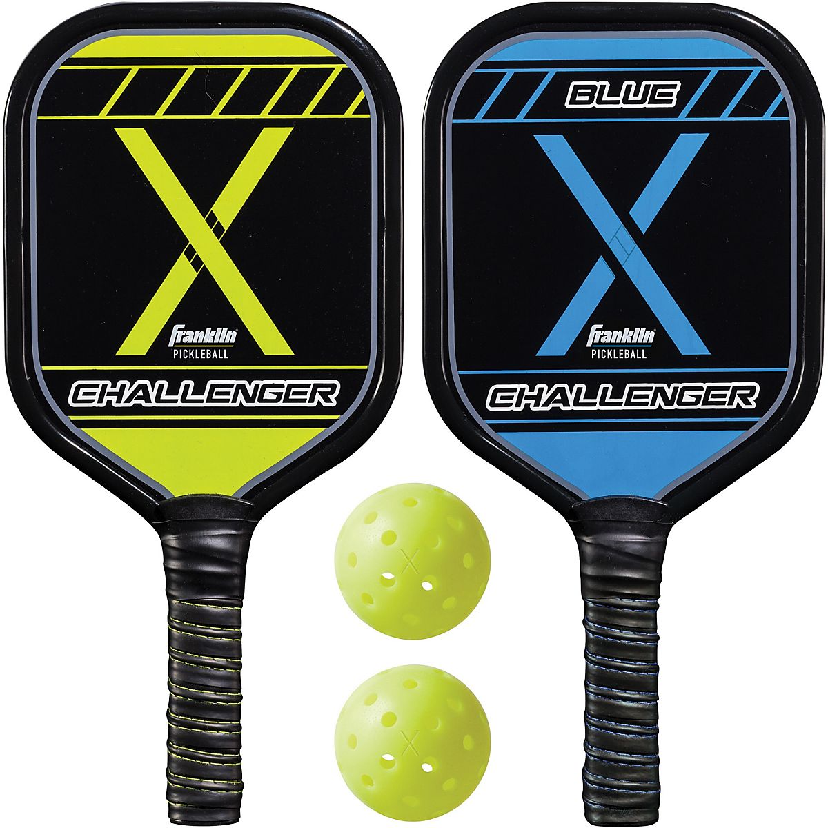 Franklin Set Pickleball 2 Giocatori - Pale In Fibra Di Carbonio E 4 Palline X-40 Outdoor