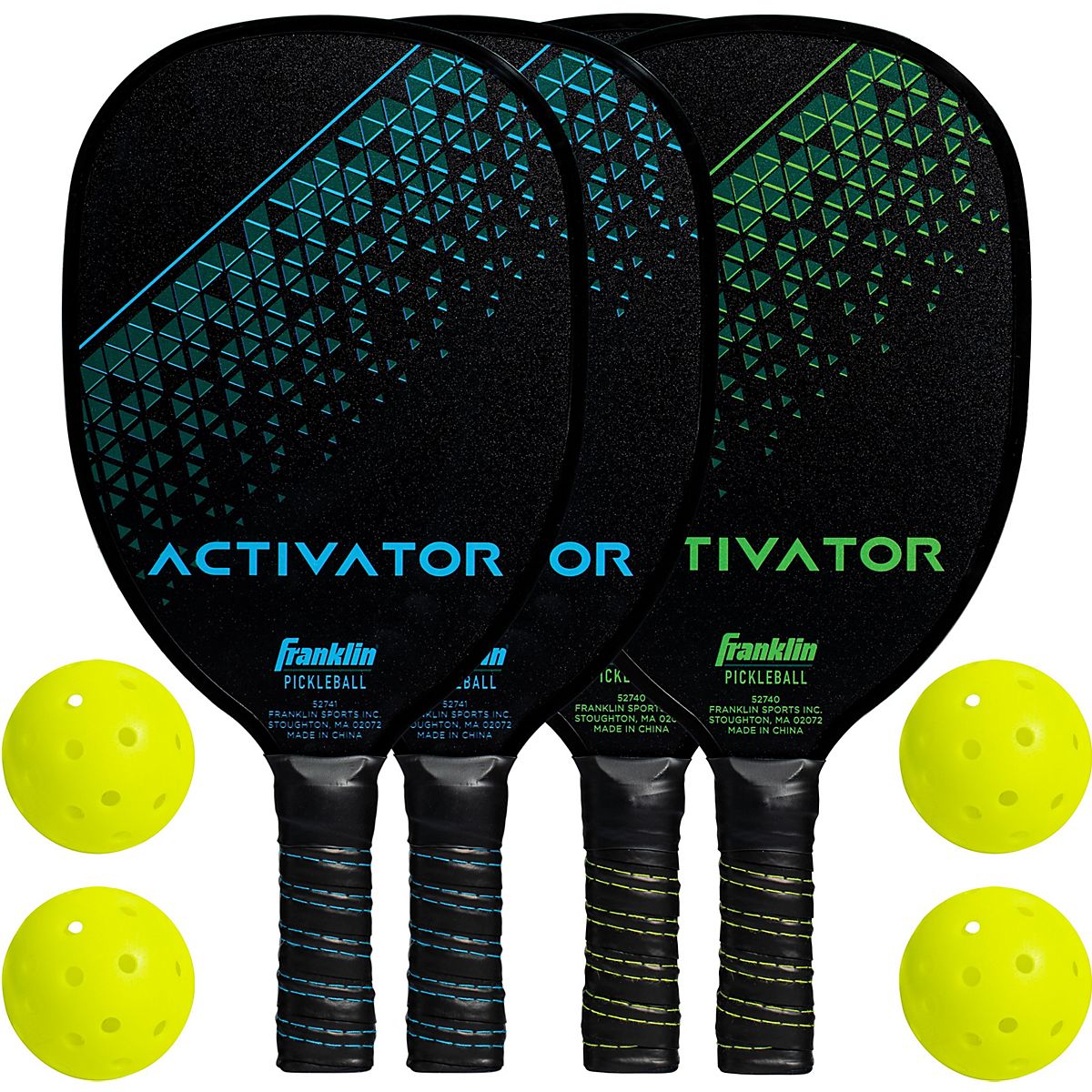 Franklin Activator 4 Player Wooden Pickleball Paddle and Ball Set | Academy