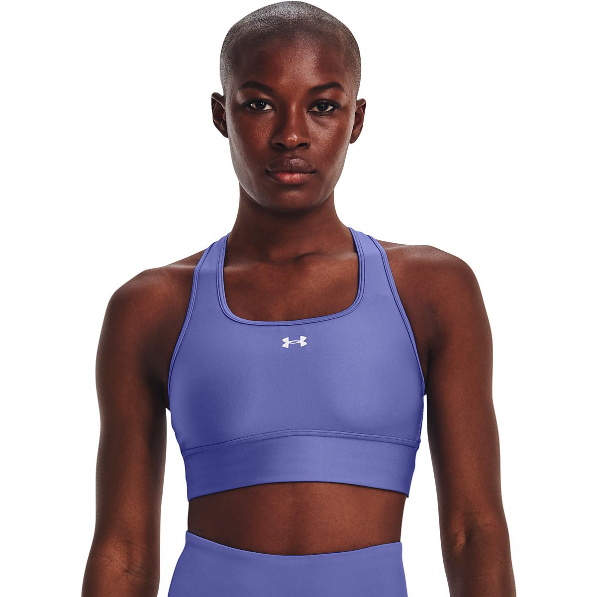Under Armour Women's Crossback Longline Medium Support Sports Bra Academy