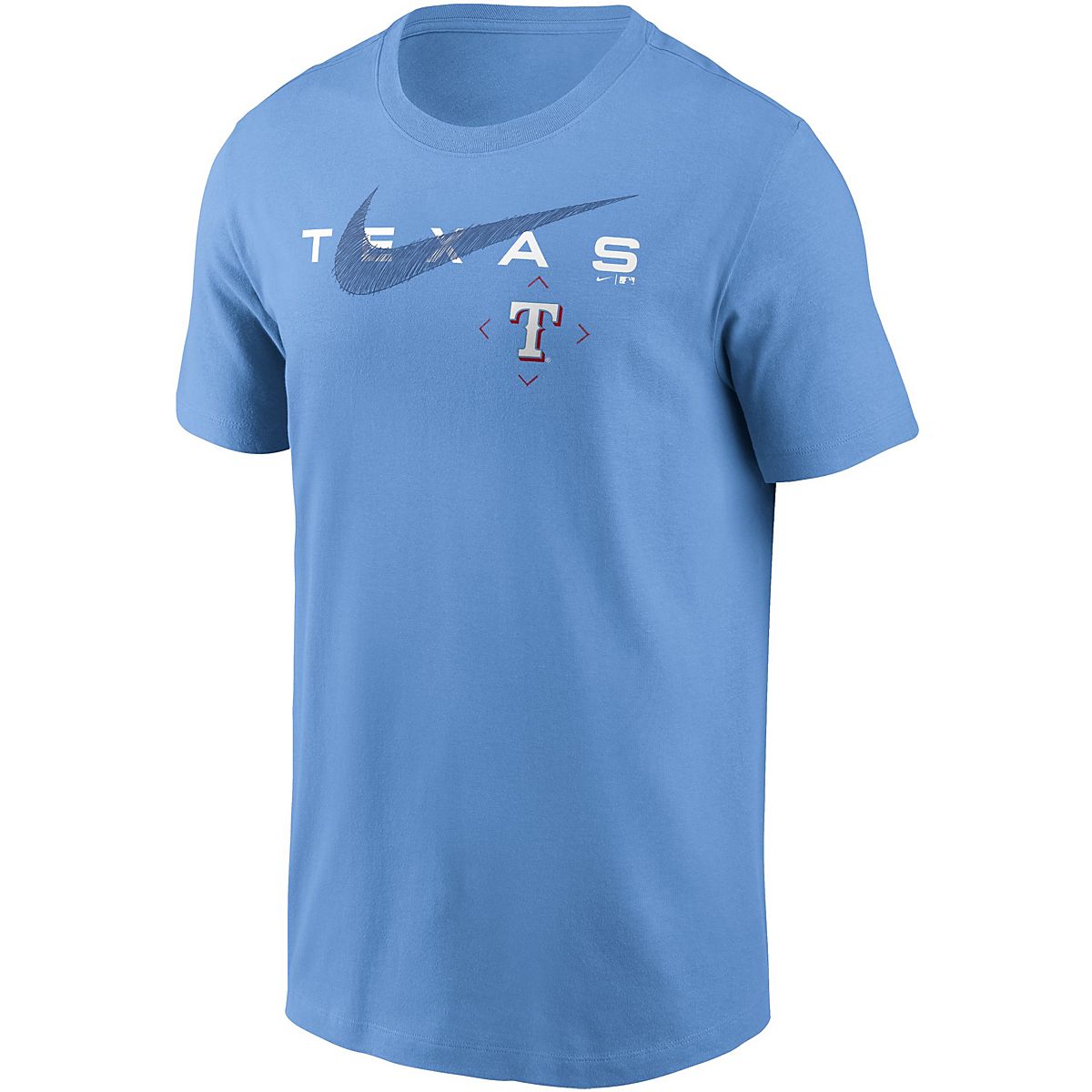 Nike Men's Texas Rangers Top Line Up Fashion Tshirt Academy