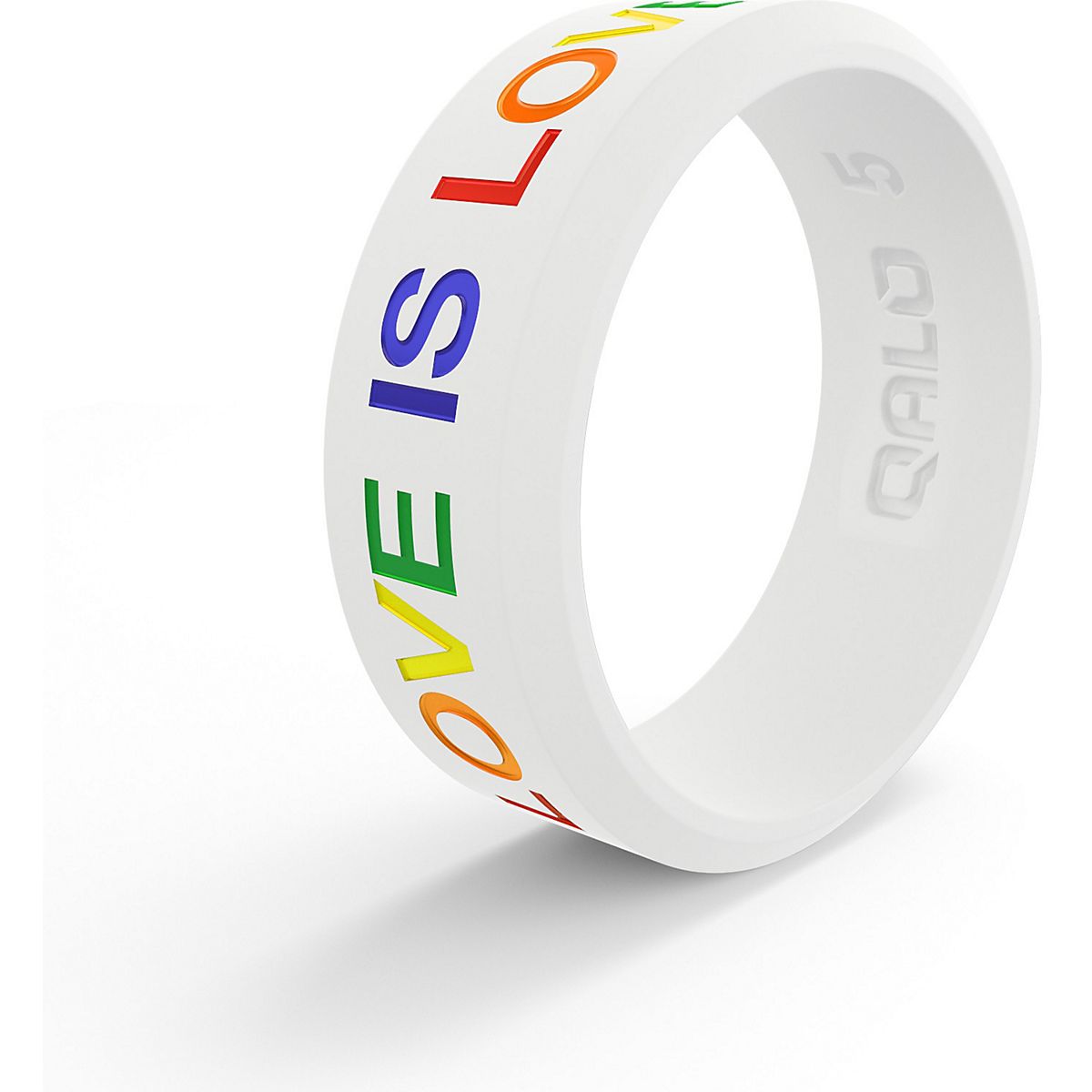 QALO Unisex Love Is Love Ring Free Shipping at Academy