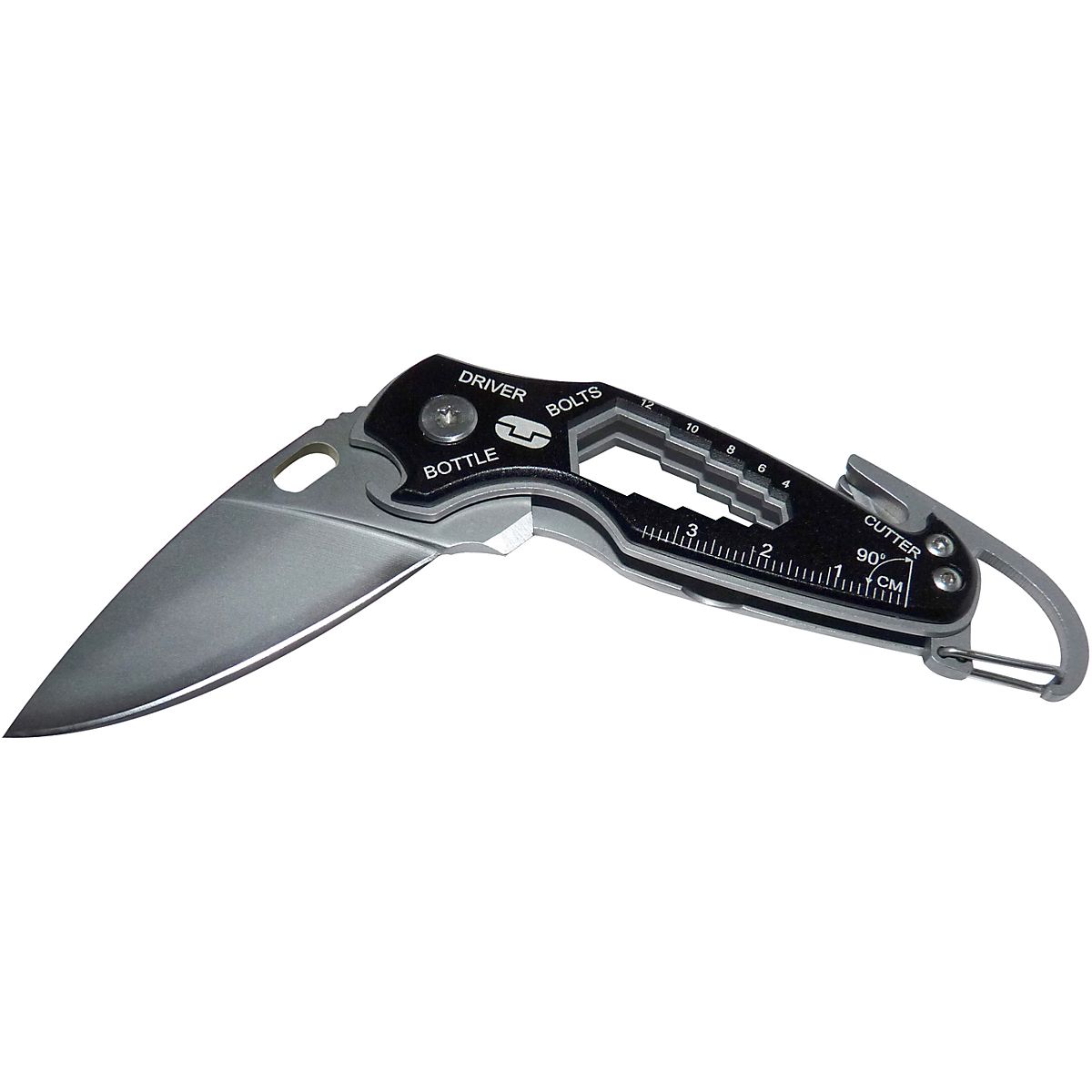 TRUE Smart Knife 11-in-1 Tool Pocket Knife with Built-In Carabiner ...