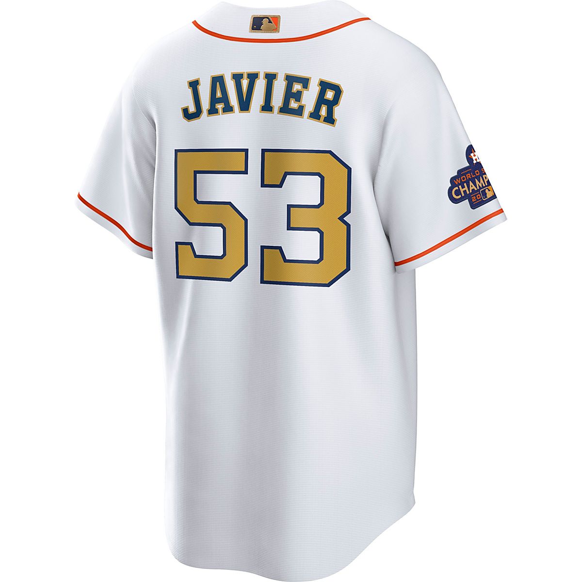 Men's Cristian Javier Houston Astros Replica Gray Road Jersey