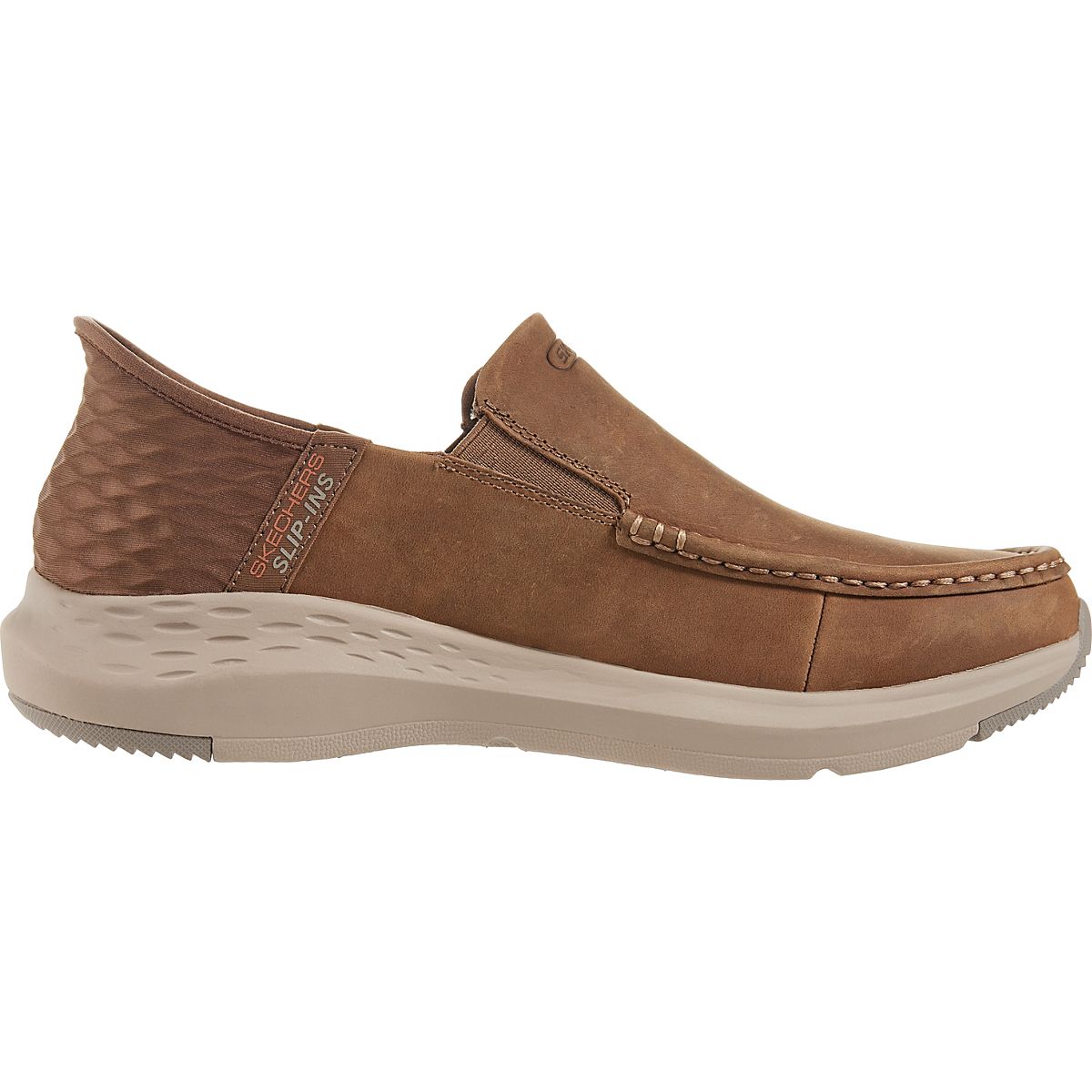 SKECHERS Men's Parson Oswin Moc-Toe Leather Slip-In Shoes | Academy