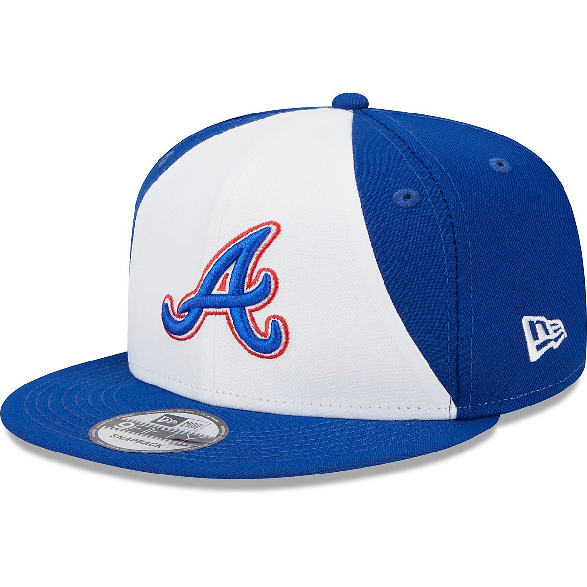 Atlanta Braves Hat Baseball Cap Fitted 7 3/4 New Era Blue MLB Retro Adult  Men A