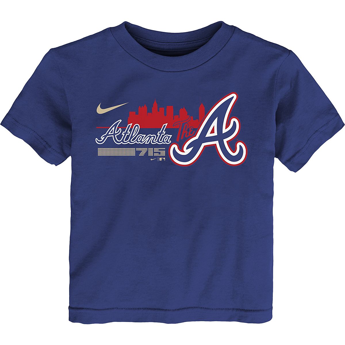 Nike Toddler Boys' Atlanta Braves 2023 City Connect T-Shirt, 2 Toddler - MLB Youth at Academy Sports