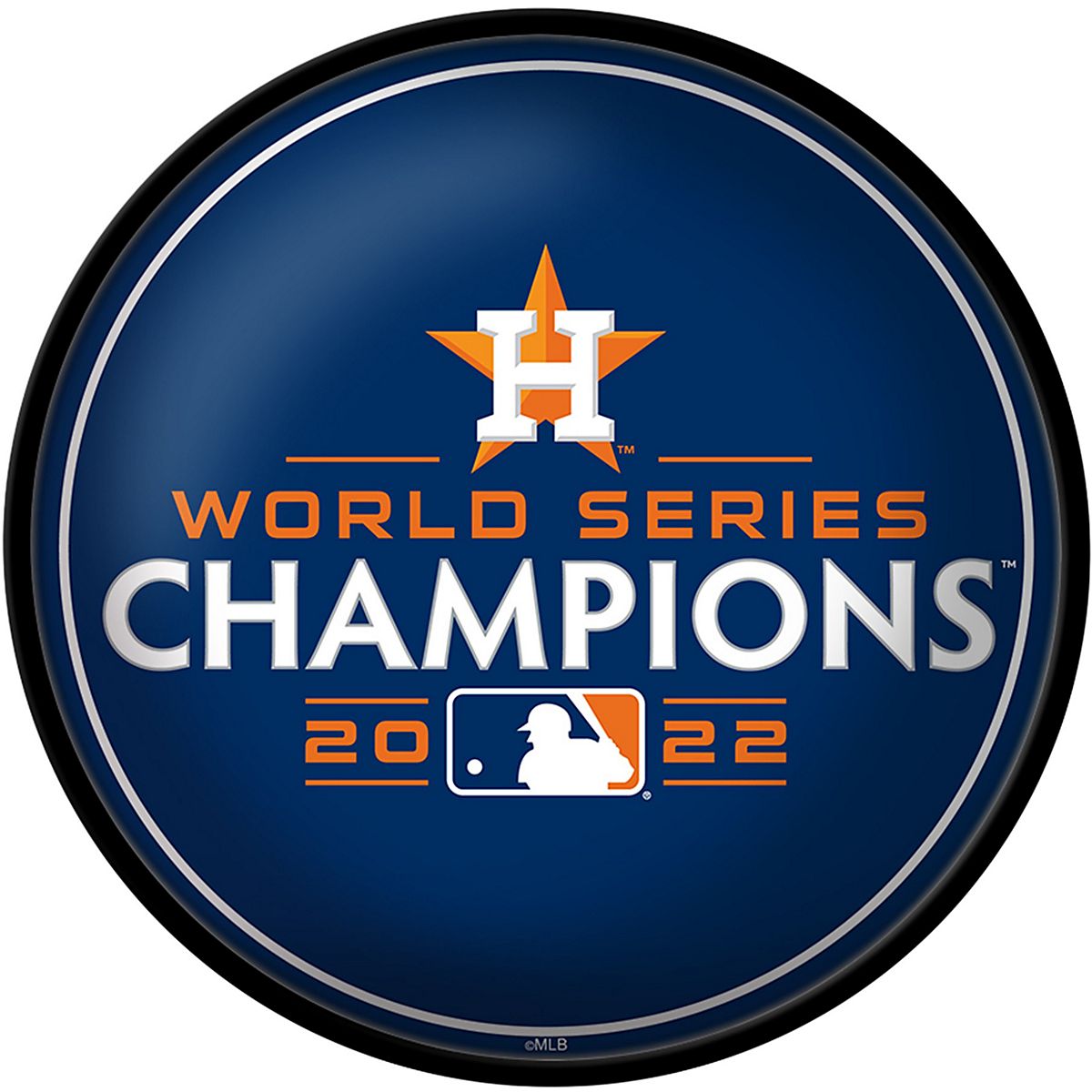 The Fan-Brand Houston Astros World Series Champs Modern Disc Wall Sign ...