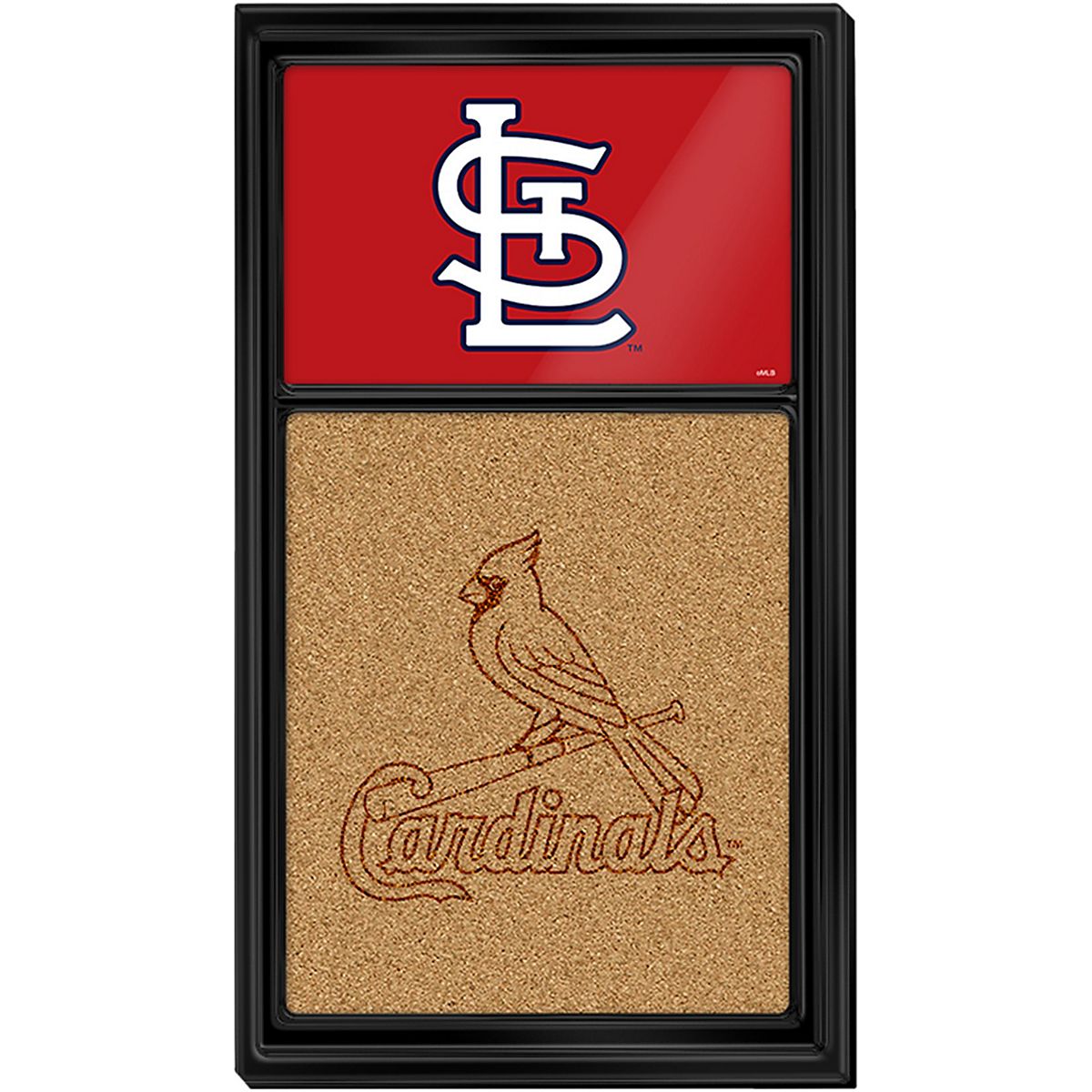 The Fan-Brand St. Louis Cardinals Dual Logo Cork Note Board | Academy