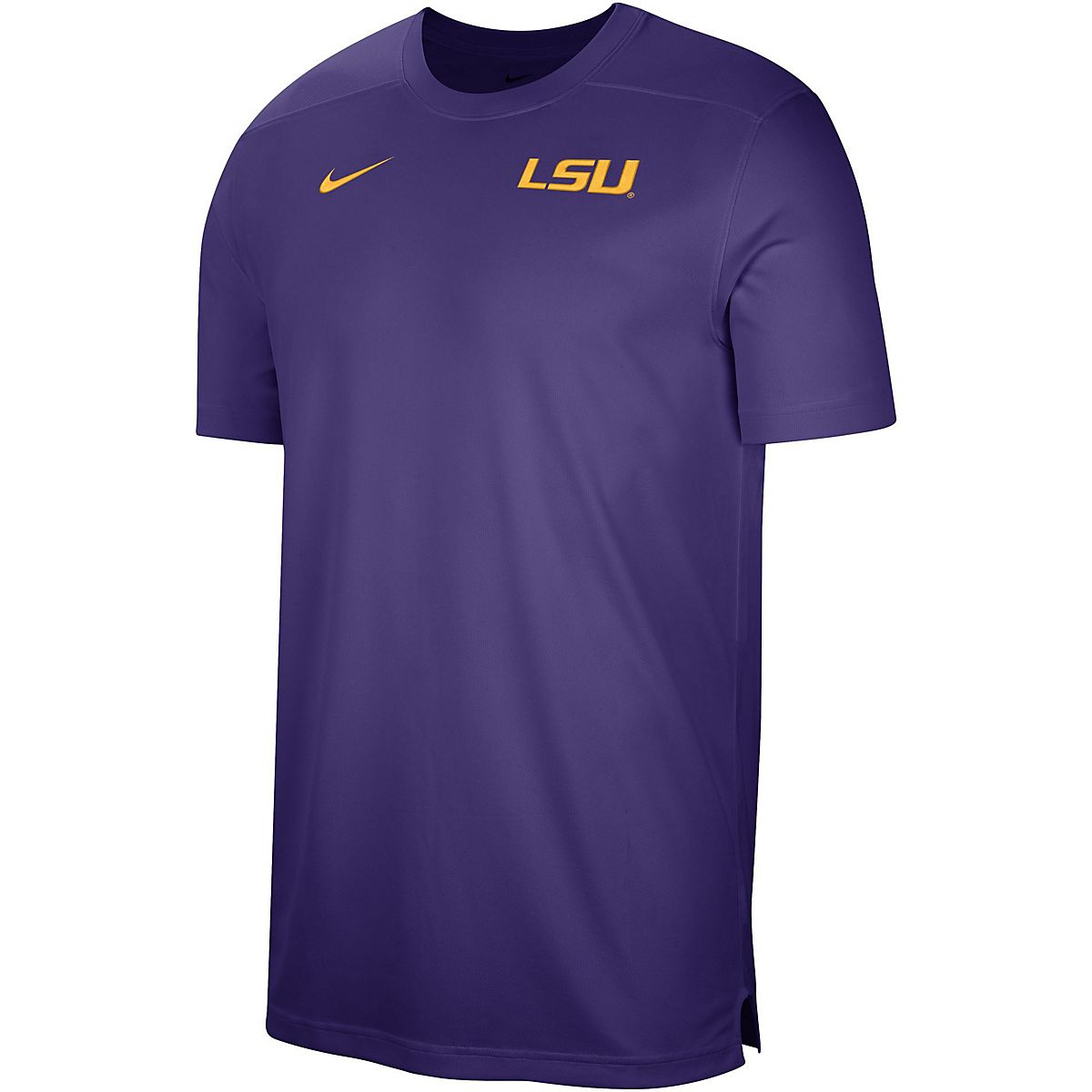 Nike Men's Louisiana State University Dri-FIT UV Coach T-shirt | Academy