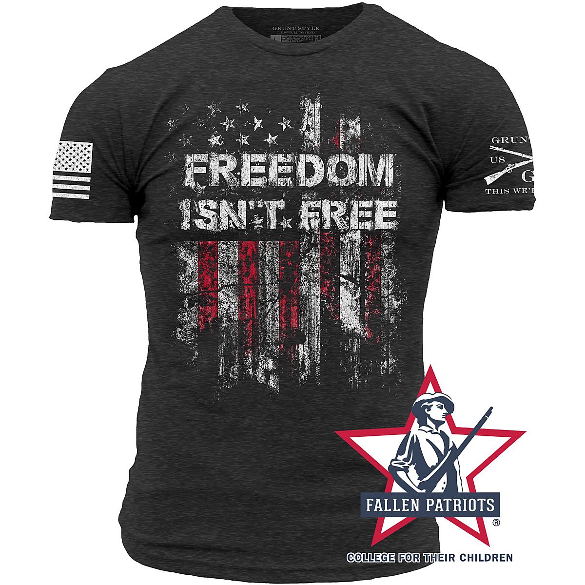 Grunt Style Men's Freedom Isn’t Free Graphic T-shirt | Academy