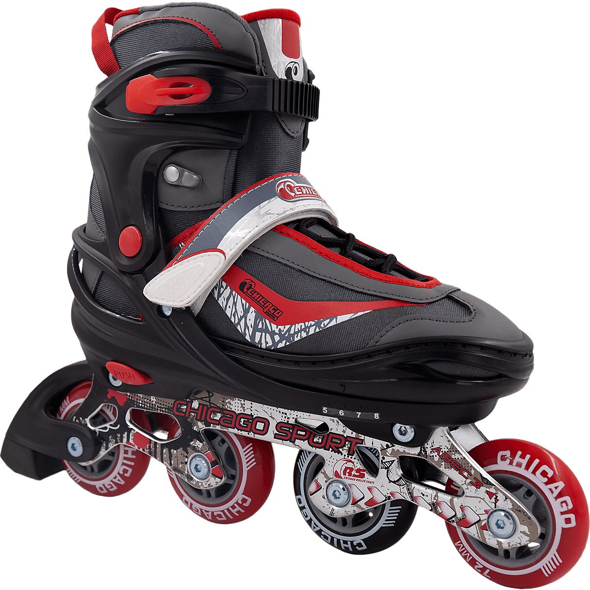 Chicago Skates Boys' Adjustable Inline Skates Academy