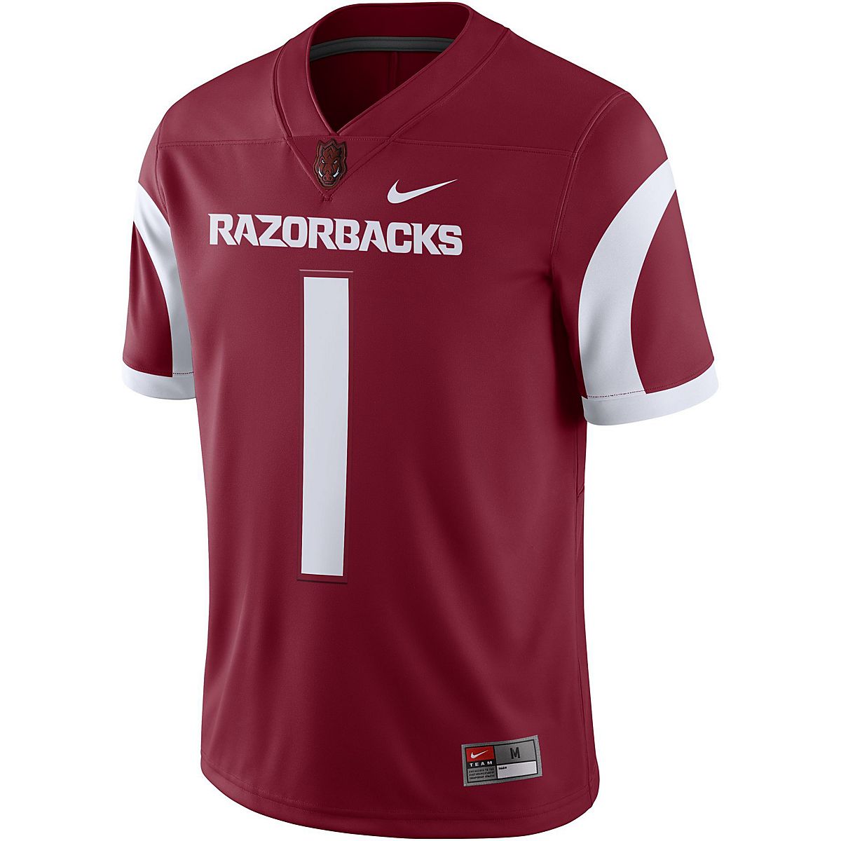 Men's Nike Natural Arkansas Razorbacks Replica Vapor Elite Full