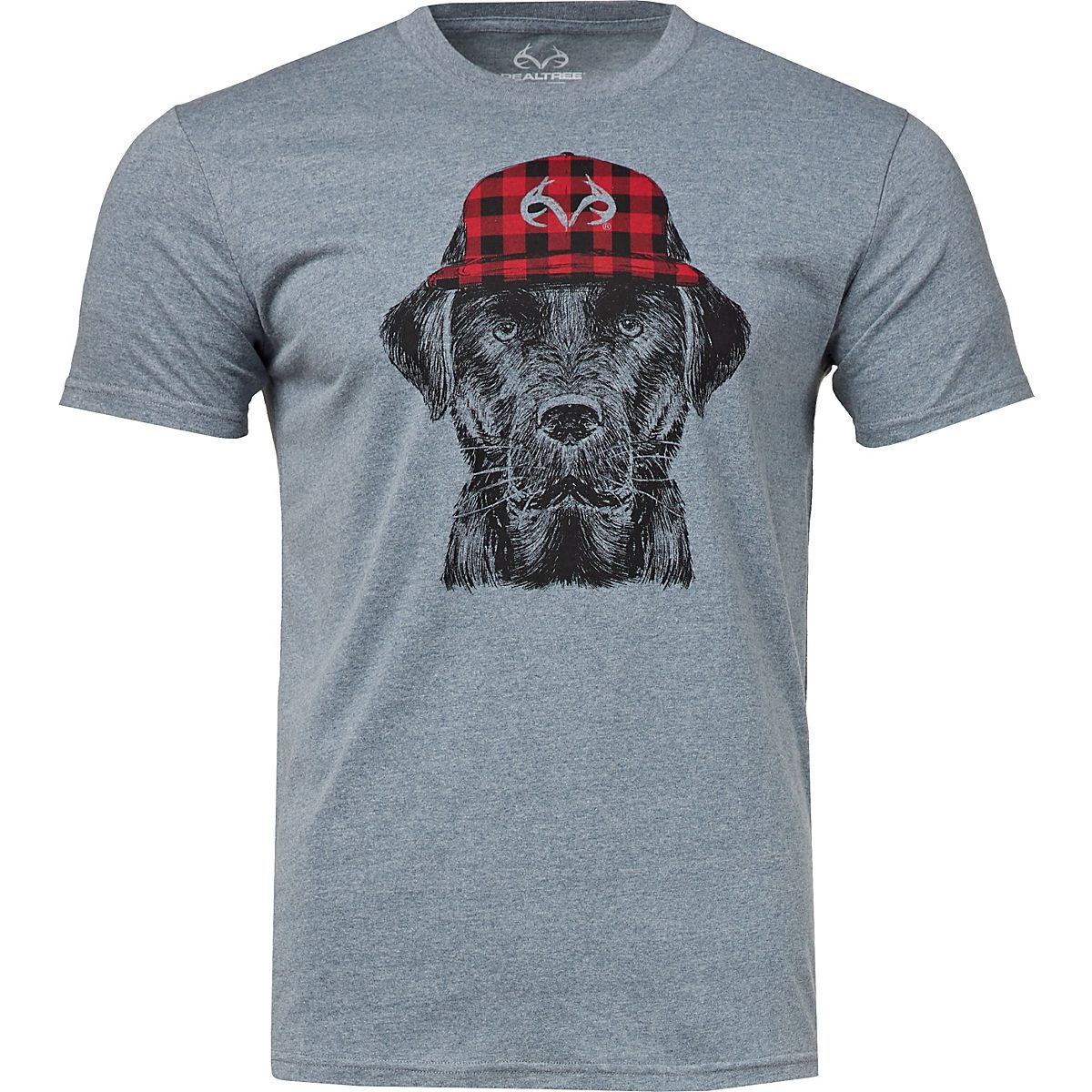 Realtree Men's Plaid Hat Lab T-shirt | Academy