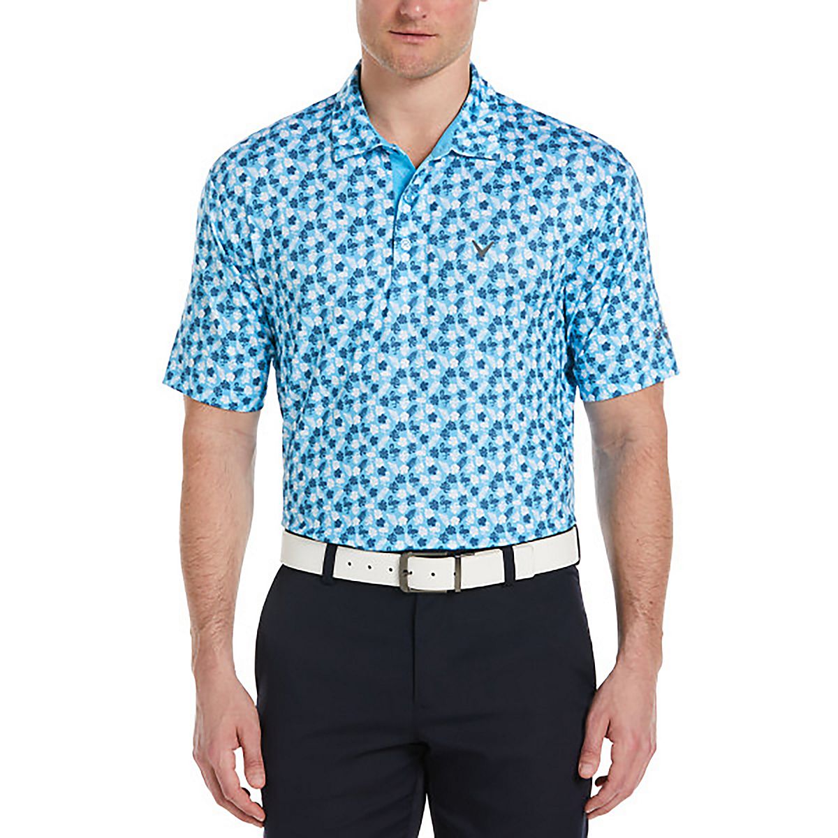 Callaway Men's All Over Flamingo Polo Shirt | Academy