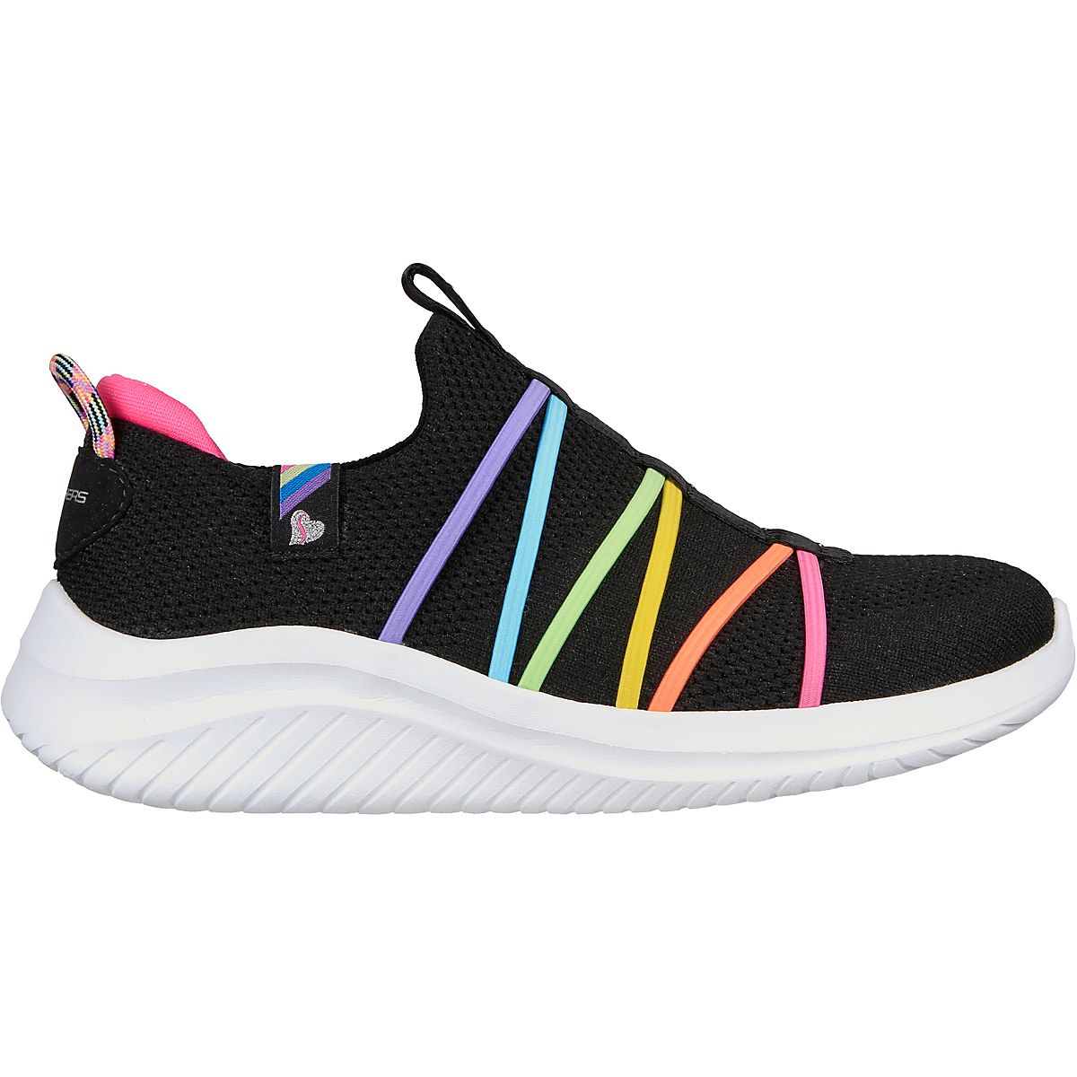 Skechers ultra flex rainbow brightful day 2025 slip on trainer