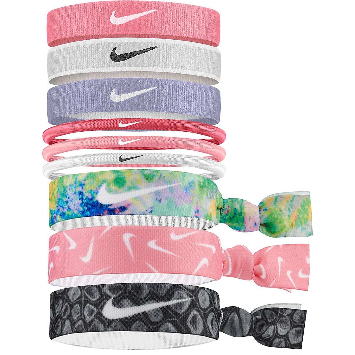 Nike Women's Mixed Headbands 9Pack Academy