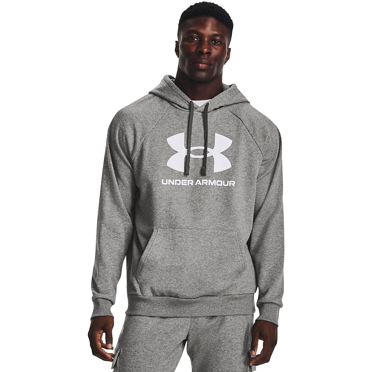 Under Armour Men s Rival Fleece Logo Hoodie Academy