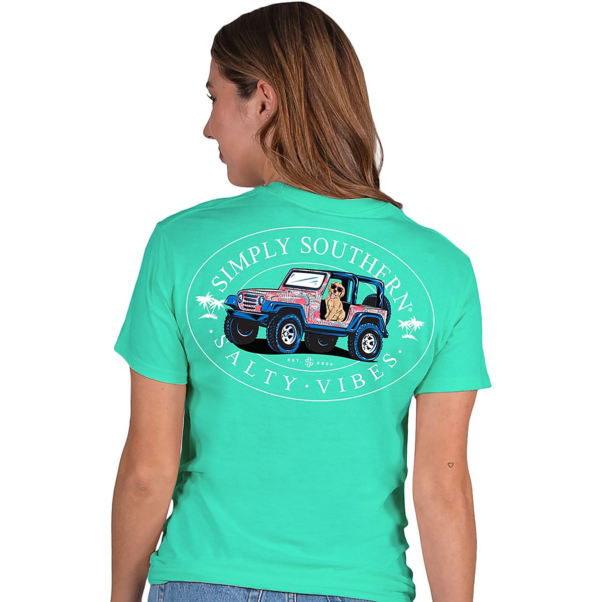 Simply Southern Women S Vibes Shore T Shirt Academy