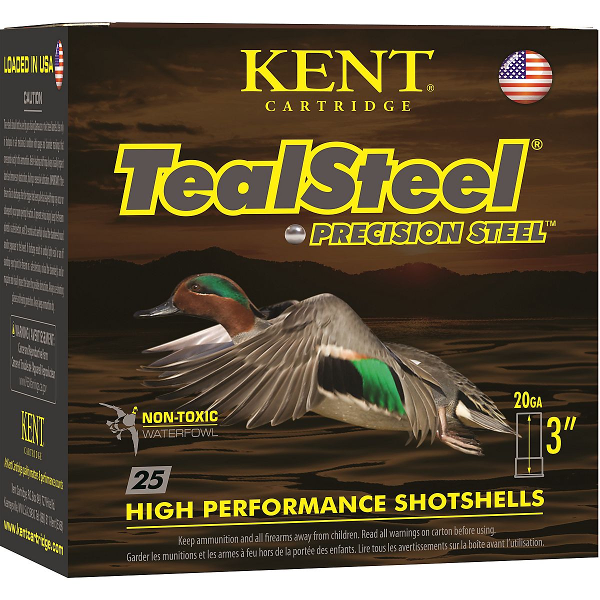 KENT Teal Steel 20 ga. Shotshell Ammunition 25-Pack | Academy
