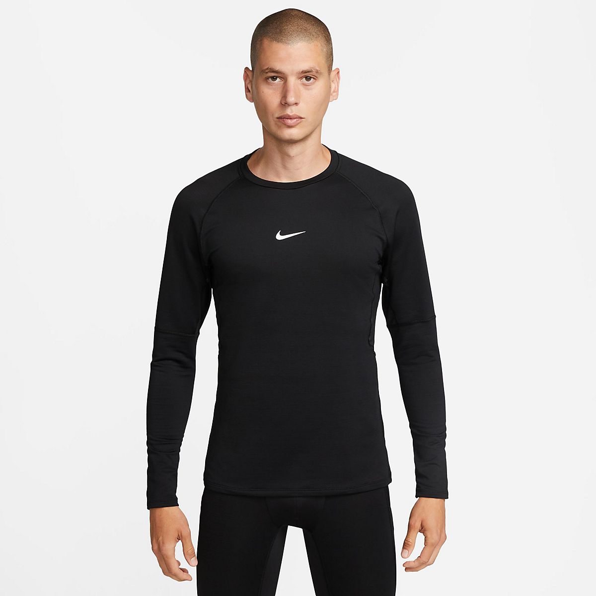 Nike Men's Pro Warm Long Sleeve Crew Top | Academy