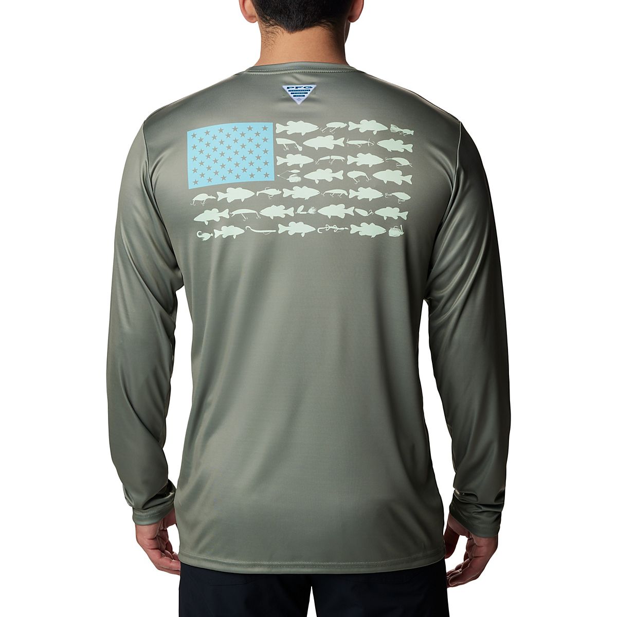 Columbia Sportswear Men's Terminal Tackle PFG Fish Flag Long Sleeve T ...