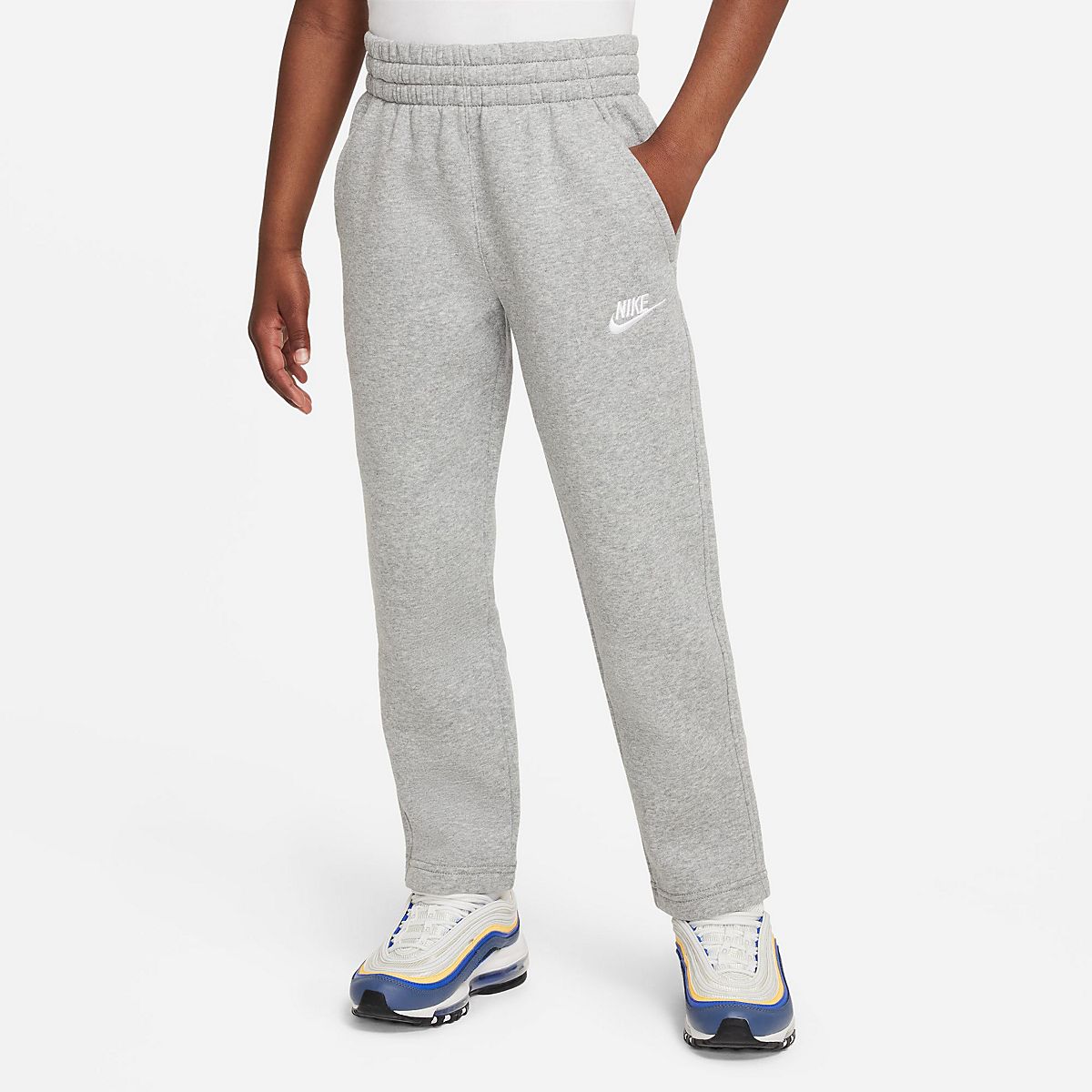 Nike Boys' Sportswear Club Fleece Open-Hem Pants