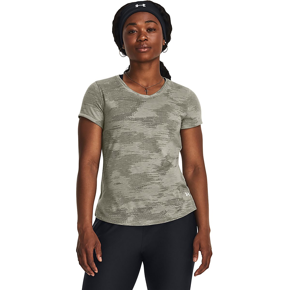 Under Armour Women's Streaker Speed Camo Short Sleeve T-shirt | Academy