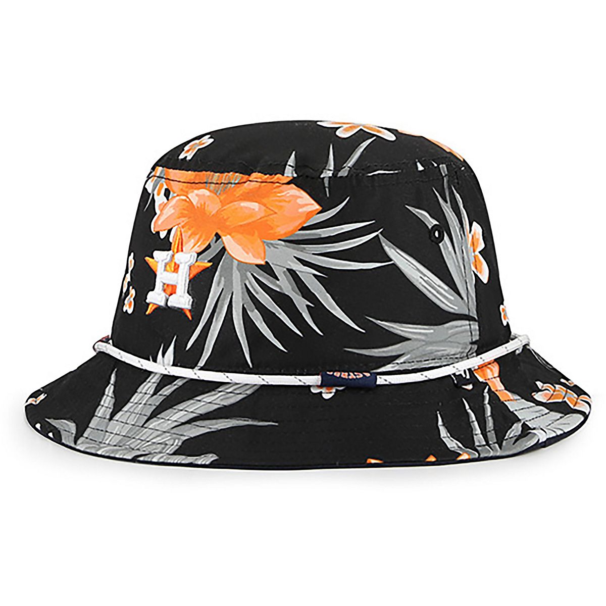 : '47 Men's Black Dallas Cowboys Dark Tropic Bucket Hat