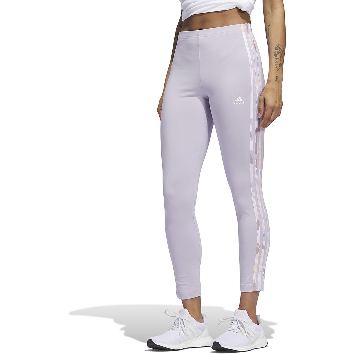 adidas Women's 3-Stripes High-Waisted Leggings