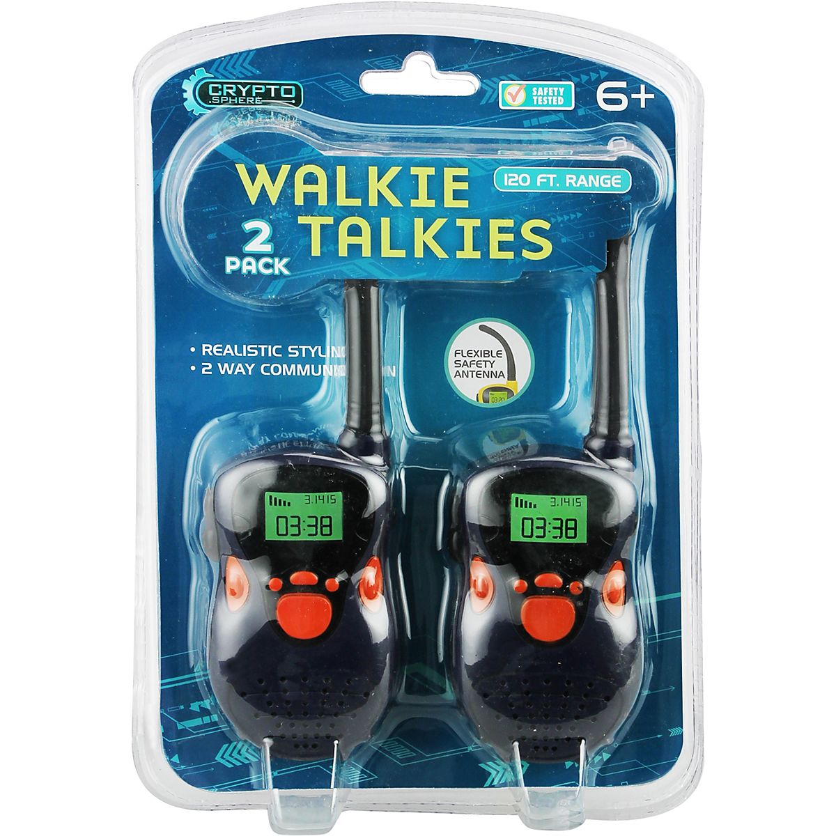 Crypto Sphere Walkie Talkies 2-Pack | Academy