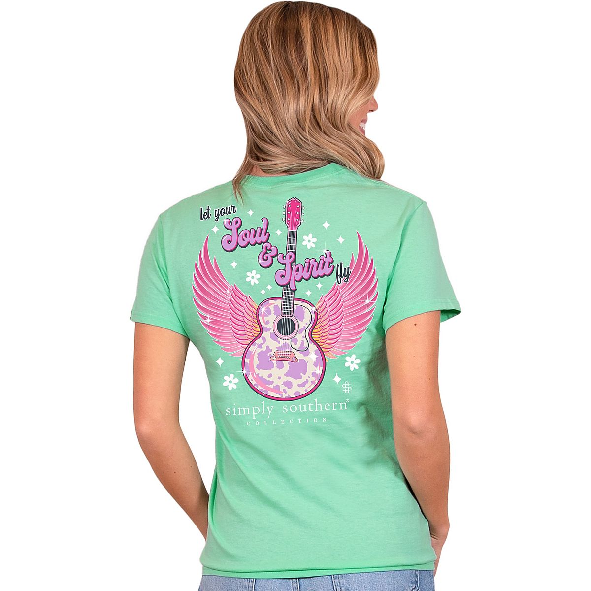 Simply Southern Women's Spirit Short Sleeve T-shirt Academy