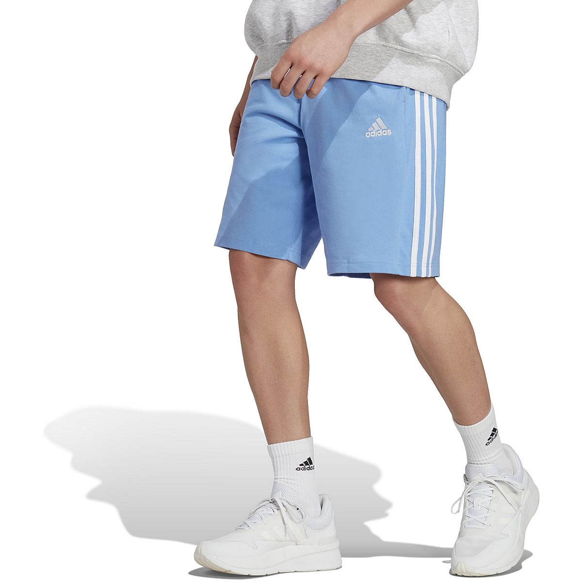 adidas Men's Essentials Single Jersey 3-Stripe Shorts