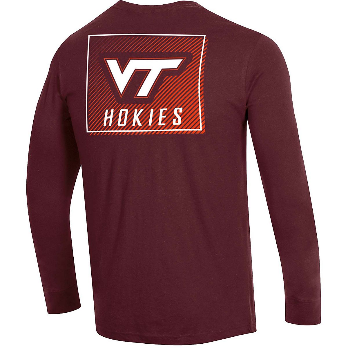 Champion Men's Virginia Tech Team Mascot Long Sleeve T-Shirt