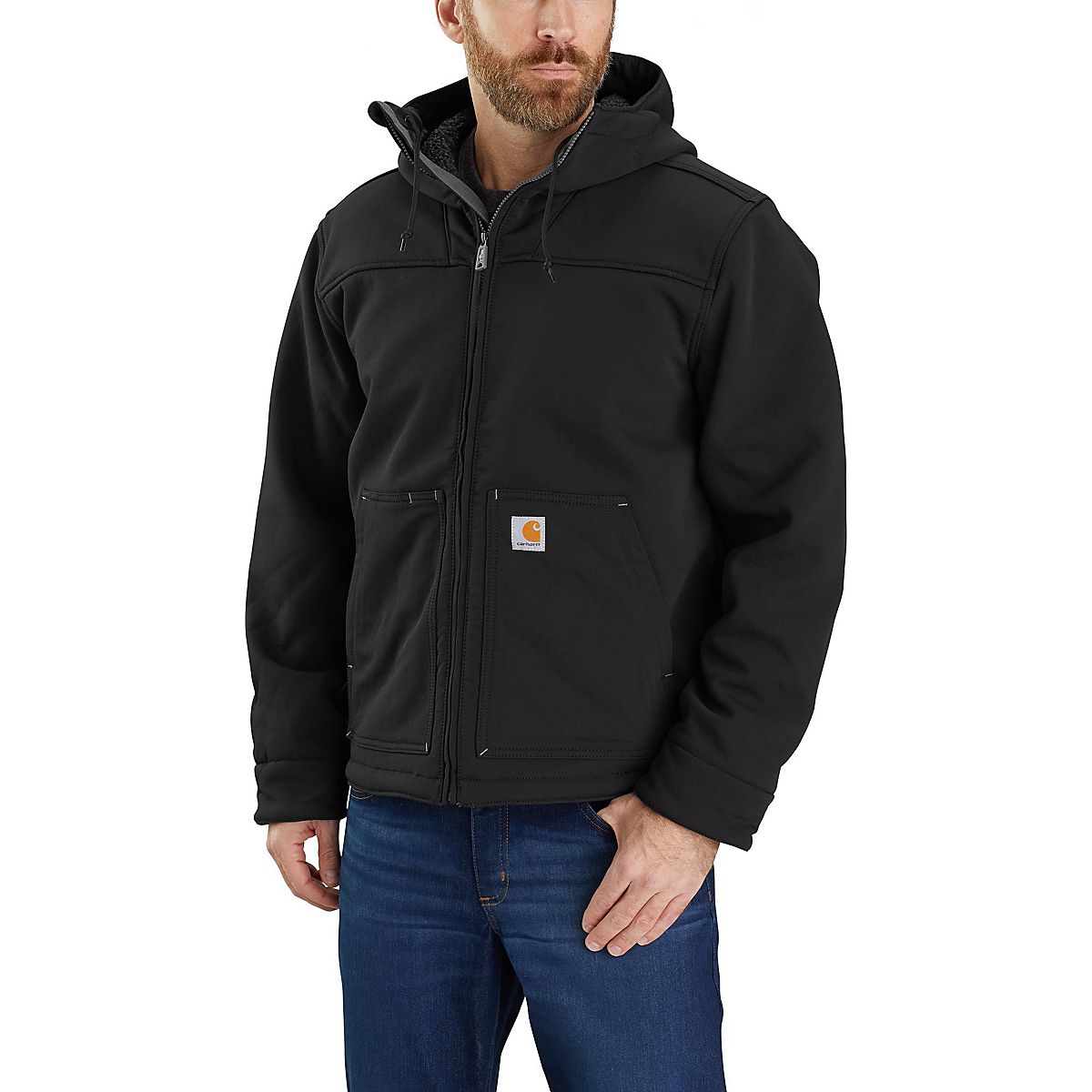 Carhartt Men's Relaxed Fit Sherpa-Lined Active Jac Work Jacket