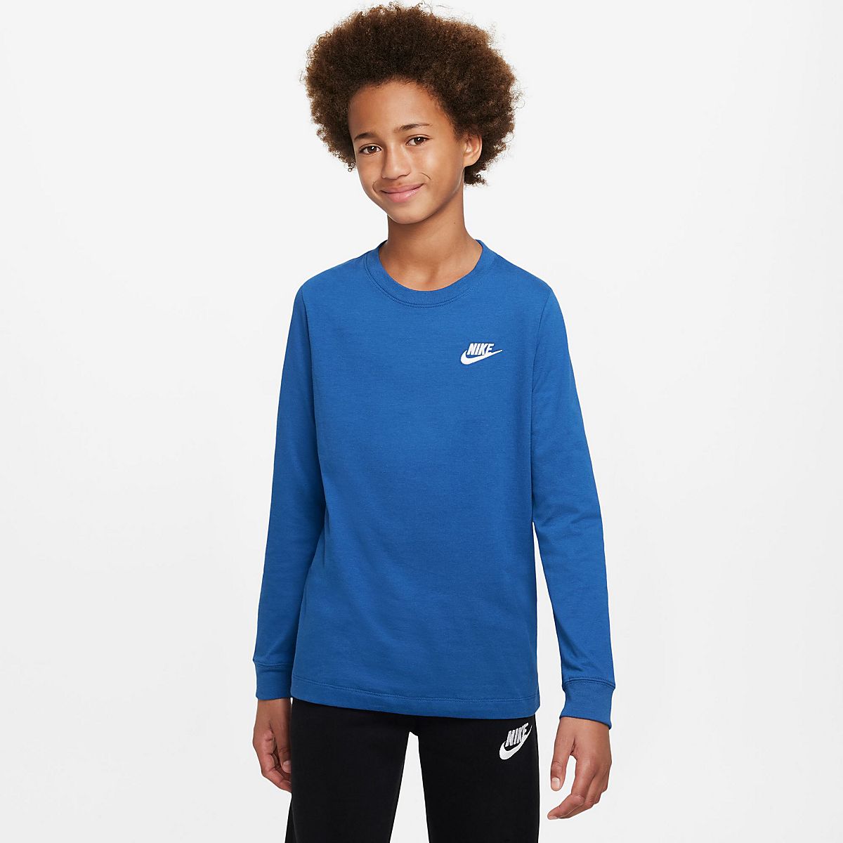 Nike Boys' Sportswear Futura Long Sleeve T-shirt | Academy