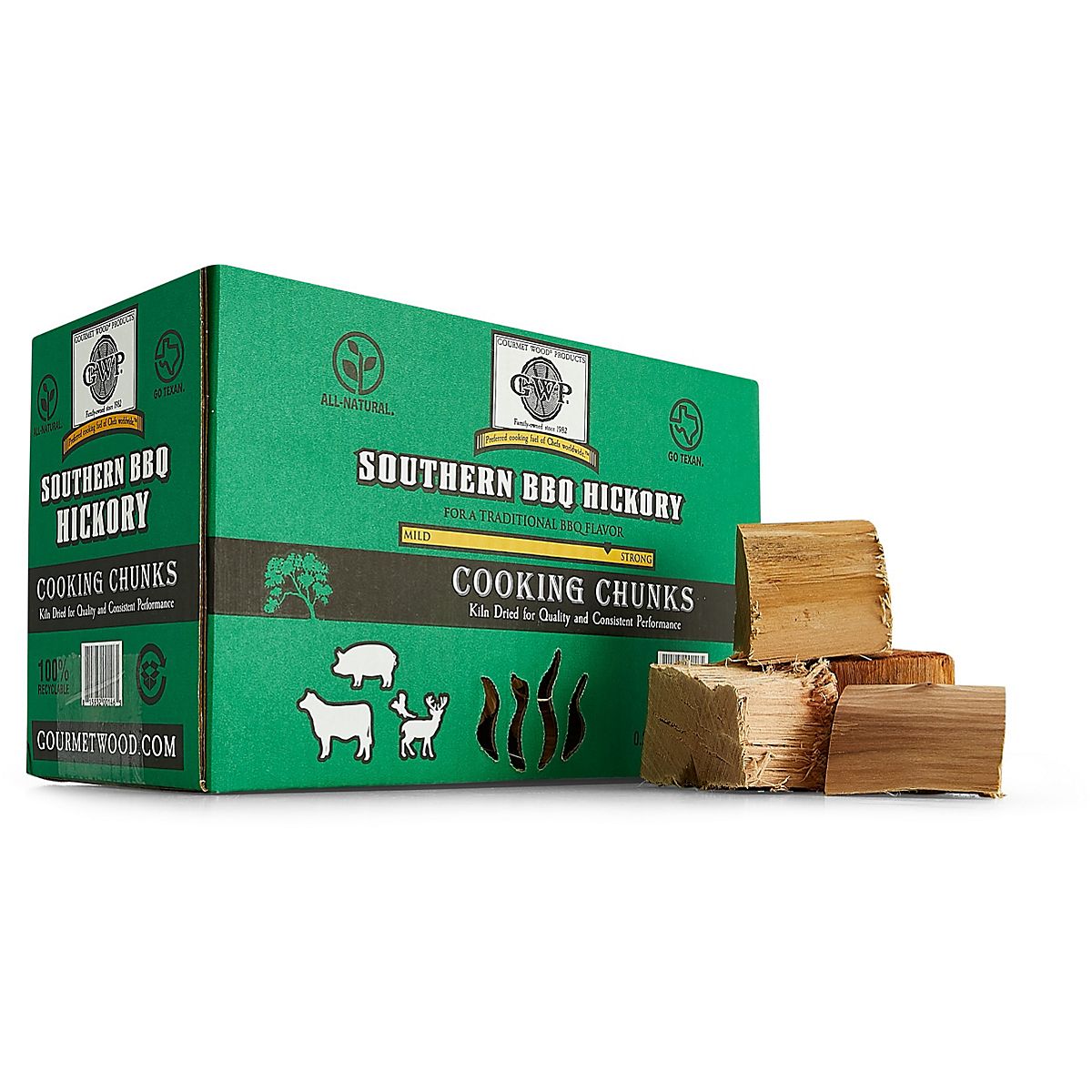 Gourmet Wood Southern BBQ Hickory Cooking Chunks | Academy