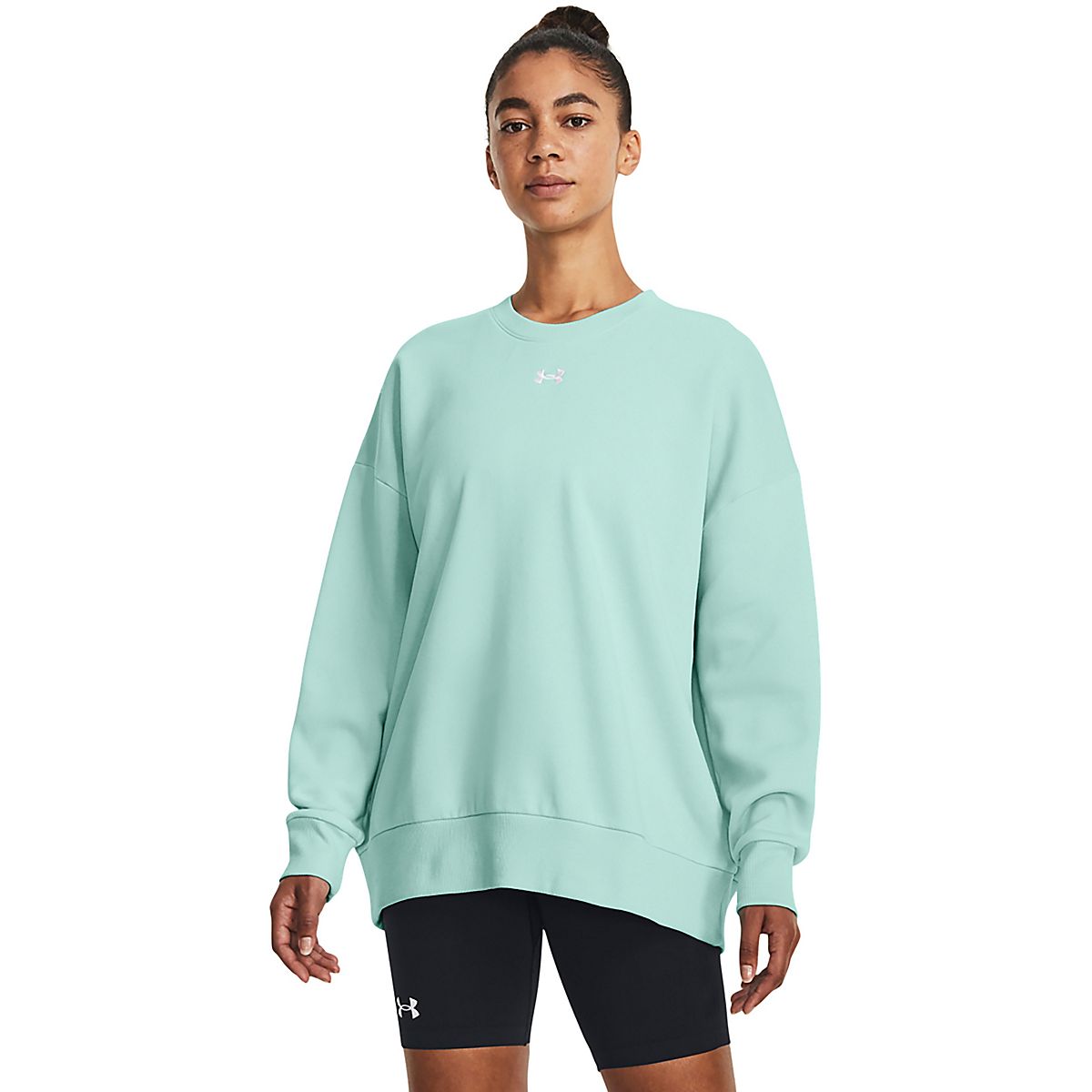 Under Armour Women's Rival Fleece Oversize Crew Sweatshirt | Academy