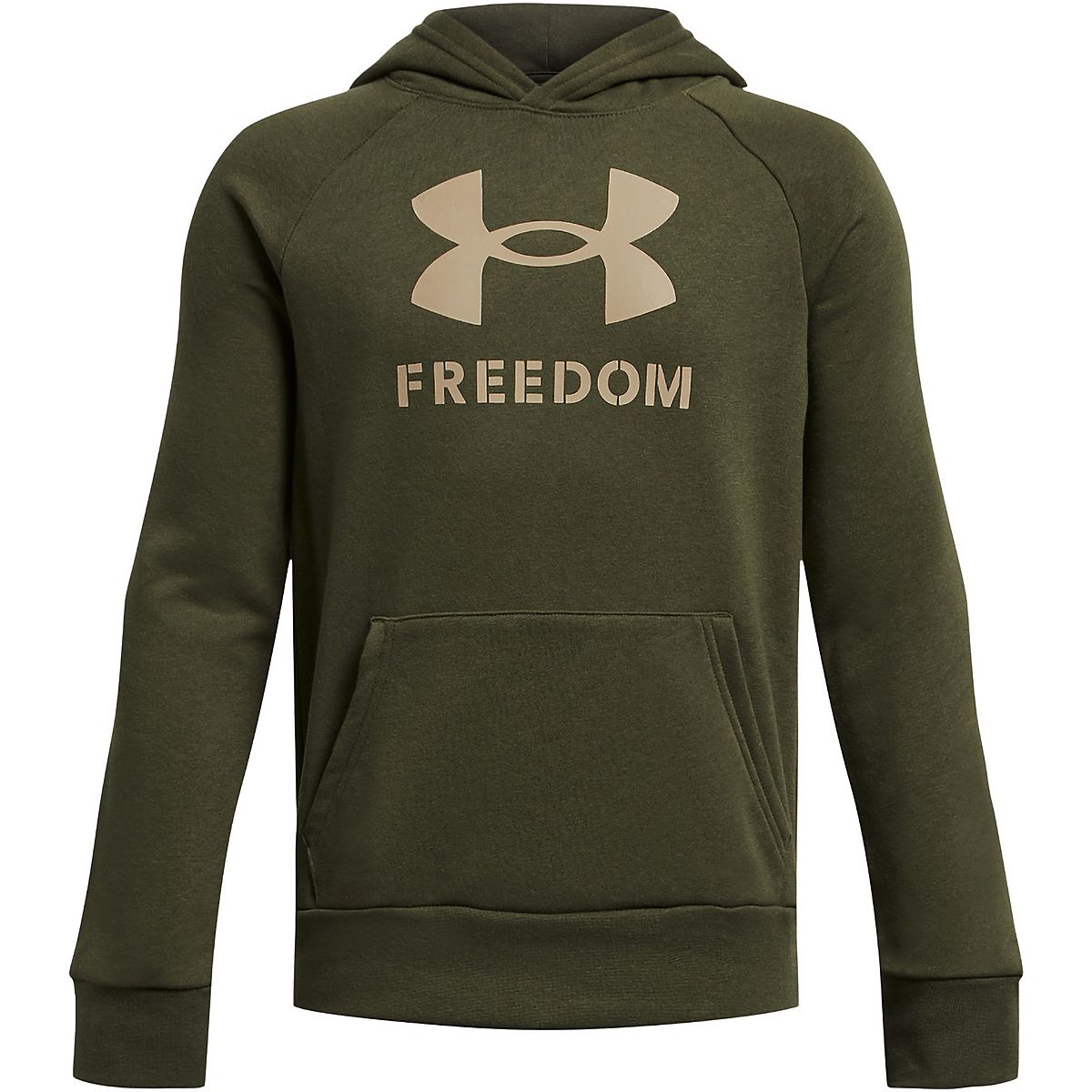 Under Armour Boys' Freedom Big Flag Logo Rival Fleece Hoodie | Academy