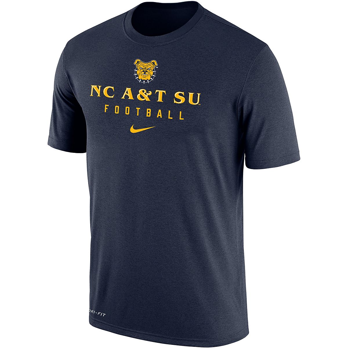 Nike Men's North Carolina A&T State University Dri-FIT Team Issue T ...