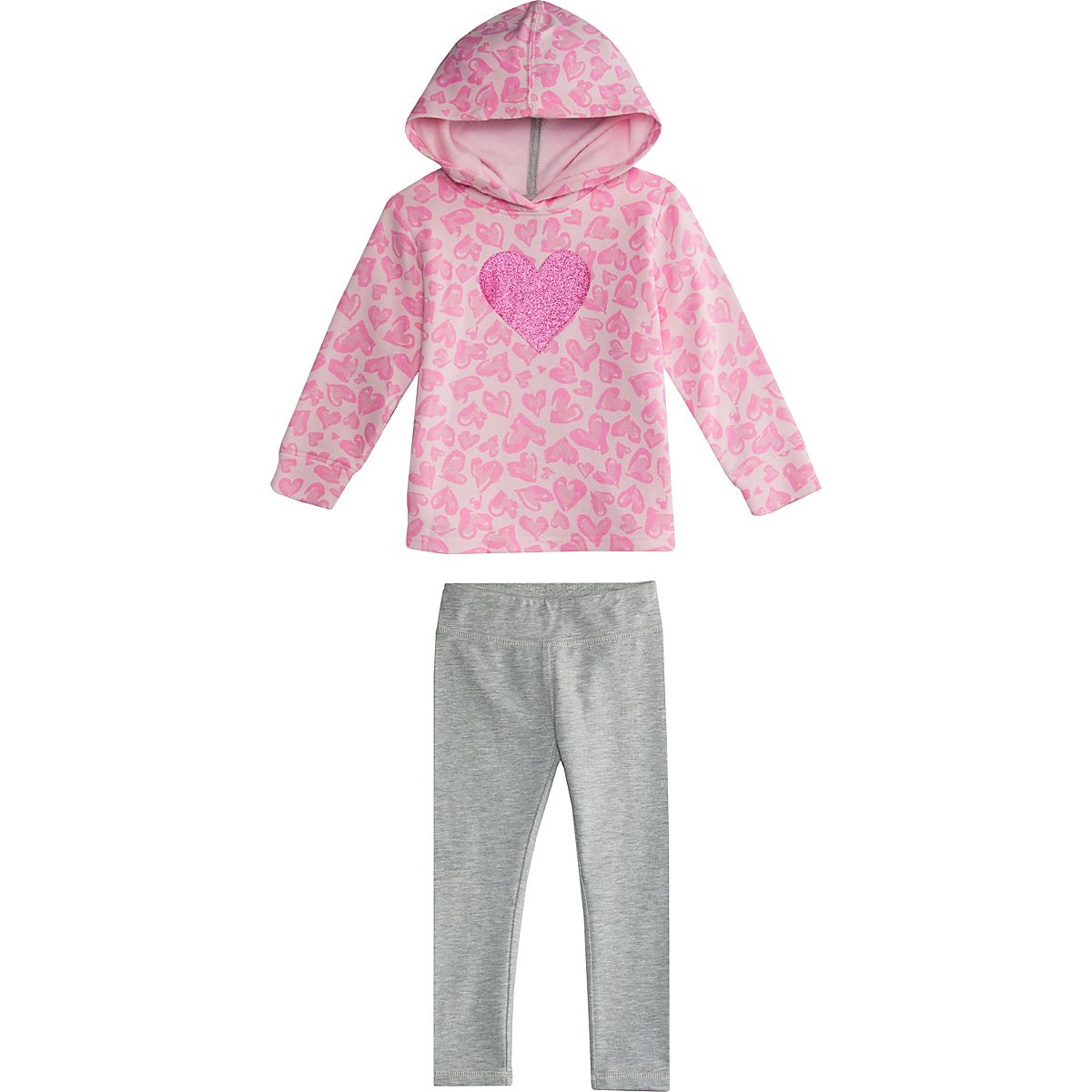 BCG Toddler Girls' Cheetah Fleece Hoodie and Leggings Set | Academy