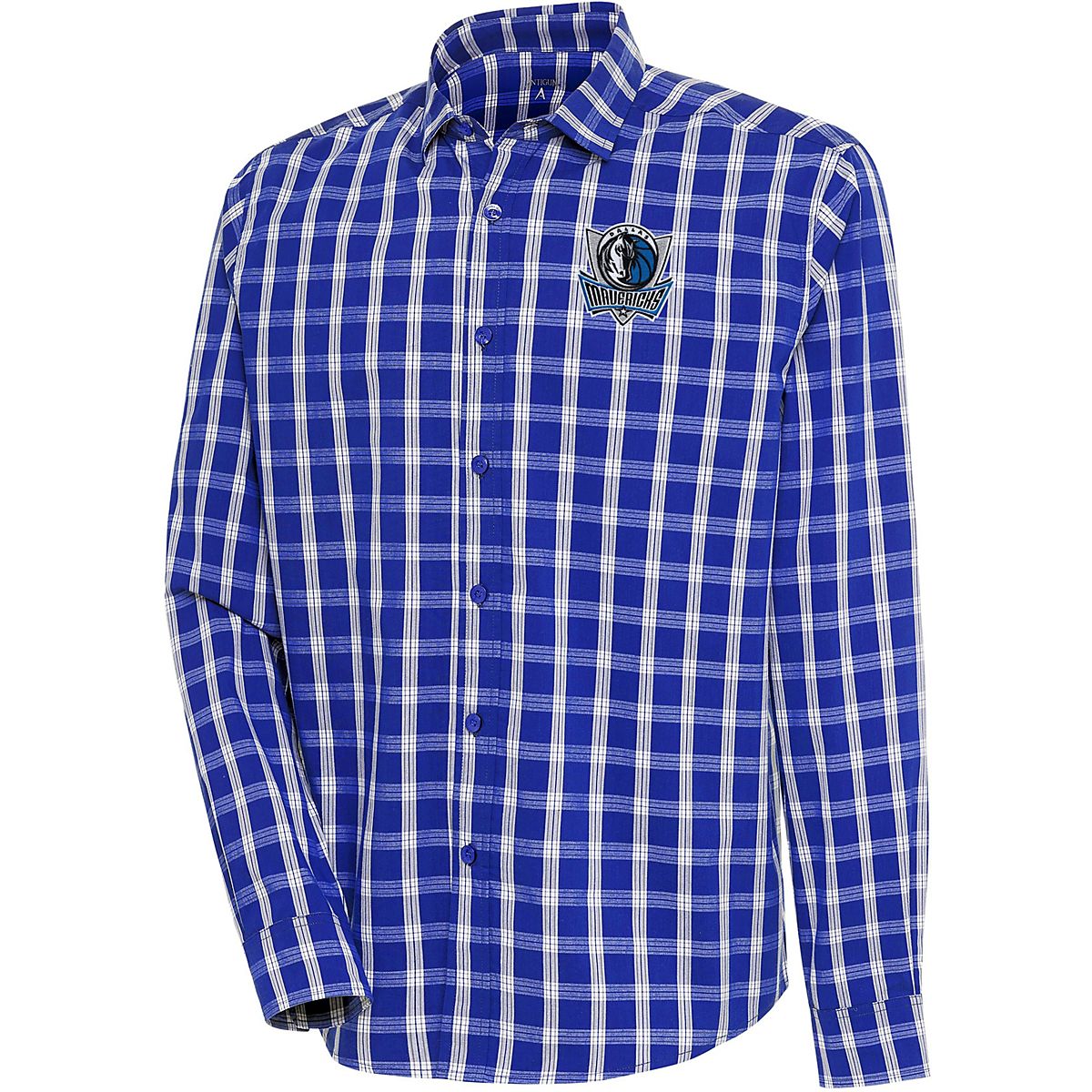 Antigua Dallas Mavericks Carry Long Sleeve Button-Up Shirt