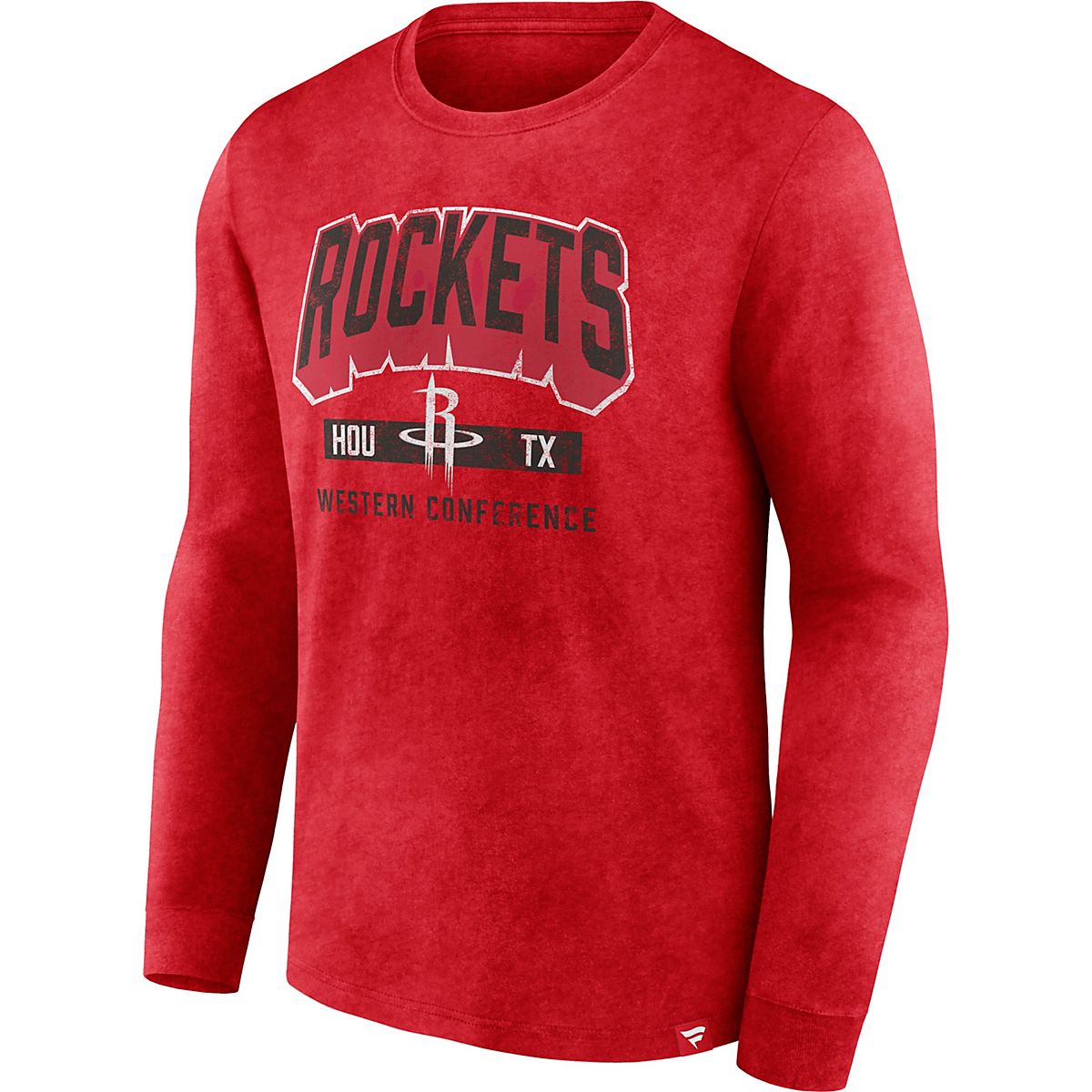 Fanatics Men's Houston Rockets Front Court Press Long Sleeve T-shirt ...