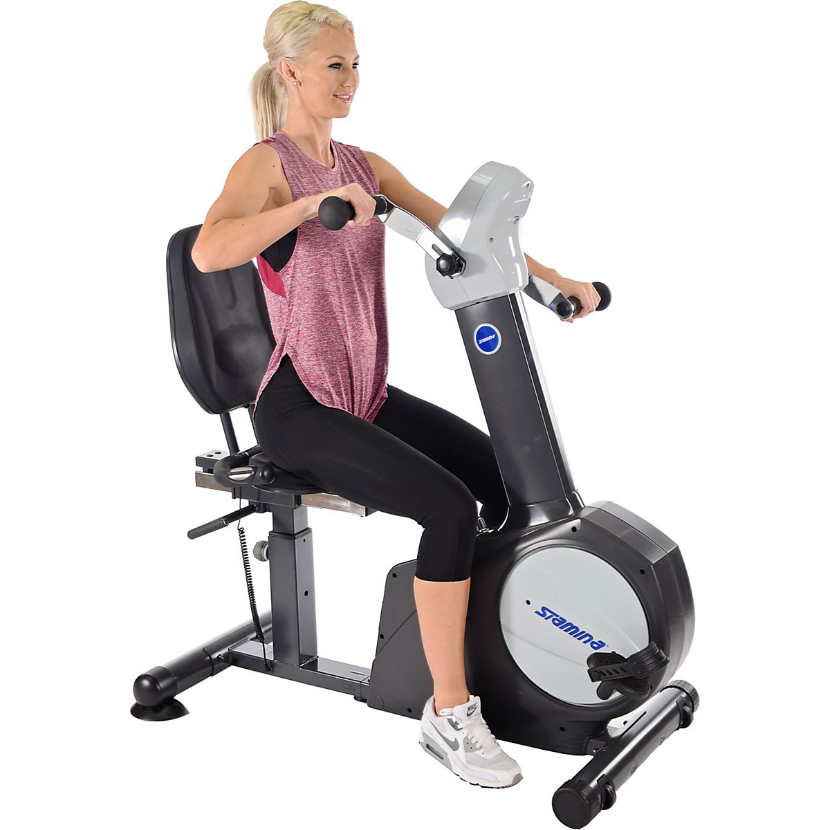 Stamina elite total store body recumbent exercise bike