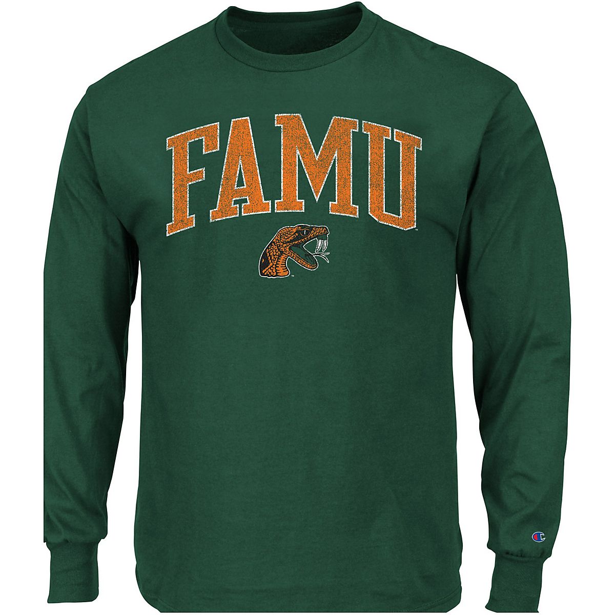 Champion Men's Florida A&M University Big & Tall Team Arch Long Sleeve ...