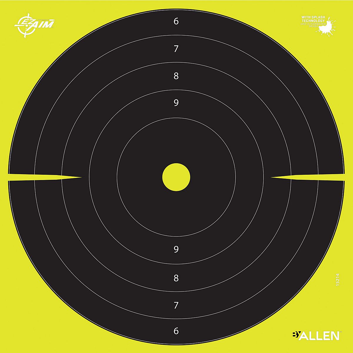 Allen Company EZ Aim 12.5in Splash Reactive Bullseye Paper Shooting ...