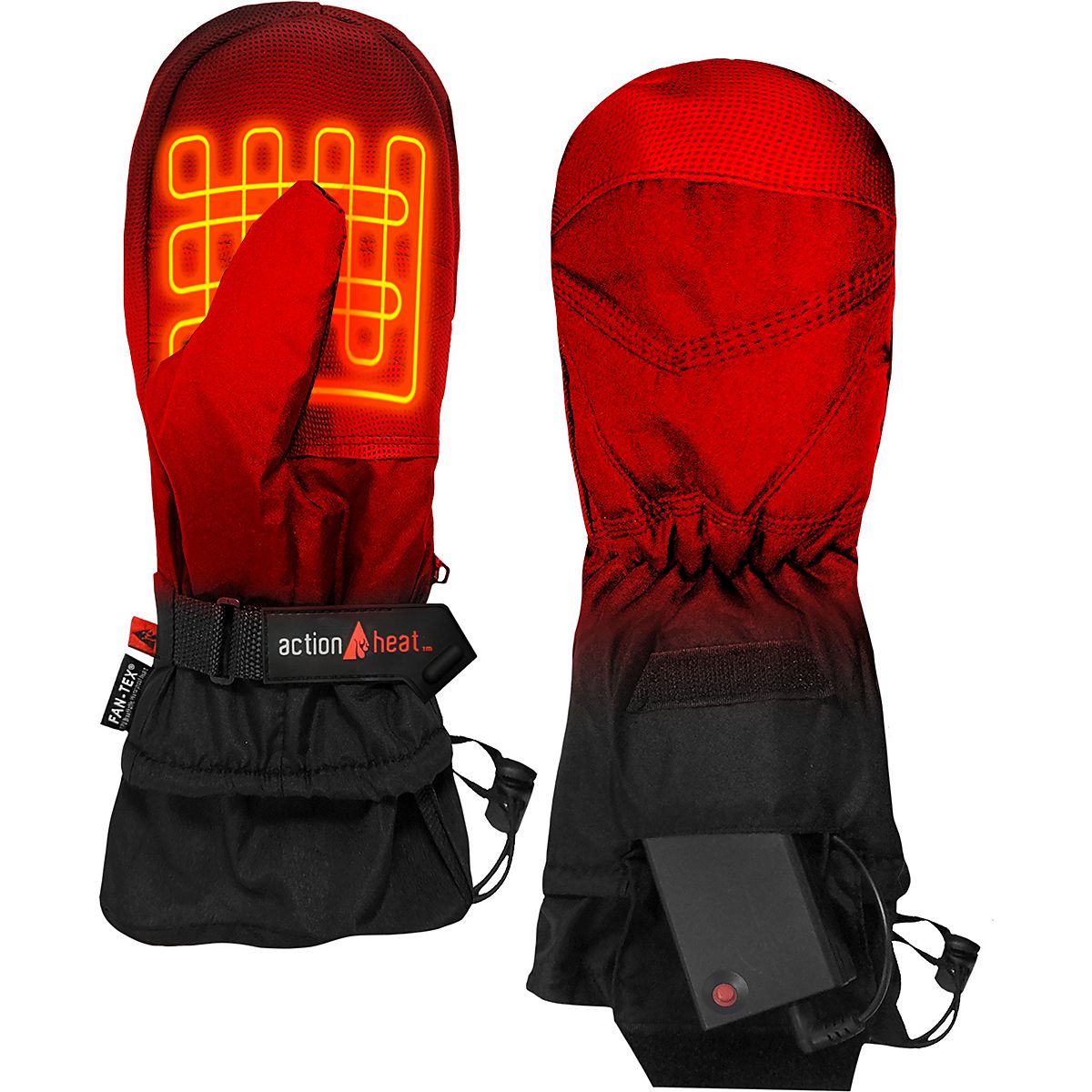 ActionHeat Adults' AA Battery Heated Mittens Academy