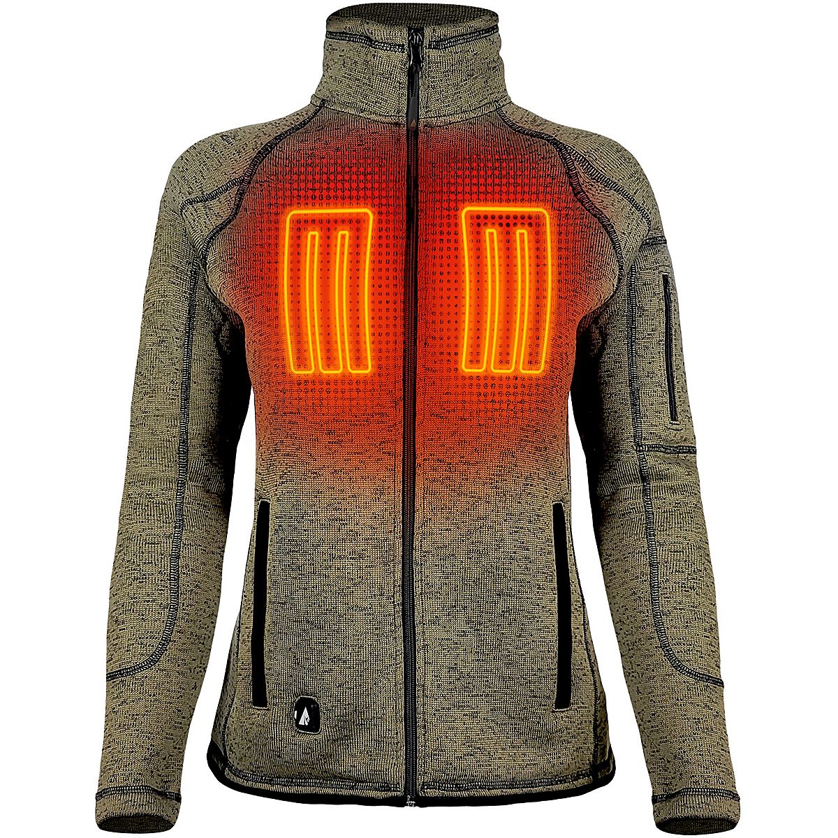 ActionHeat Women's Slim Fit 5V Battery Heated Sweater Jacket Academy