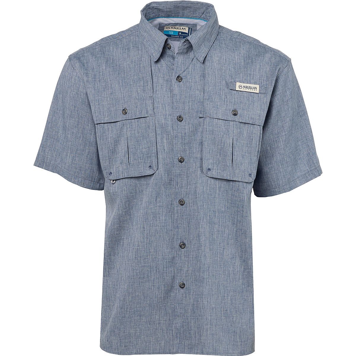 Magellan Outdoors Men's Aransas Pass Window Check Short Sleeve