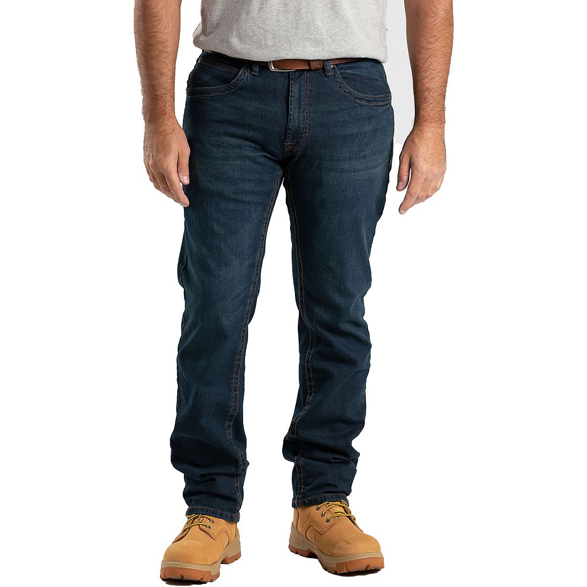 Berne Men's Highland Flex Relaxed Fit Straight Leg Jeans Academy