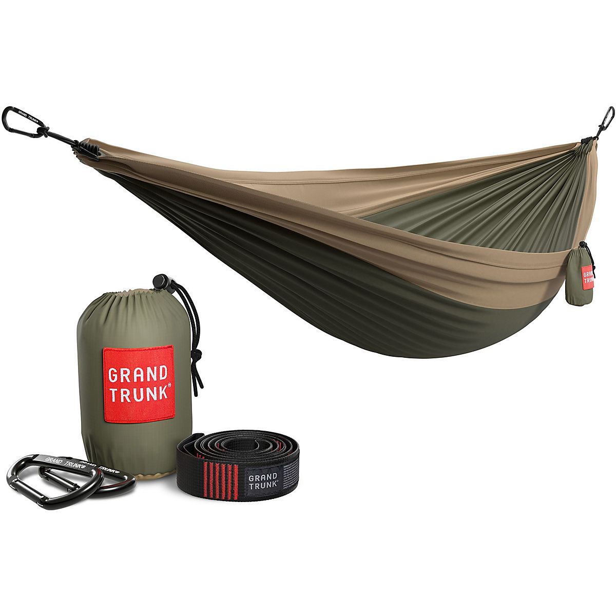Grand Trunk Deluxe Double Hammock with Straps Academy